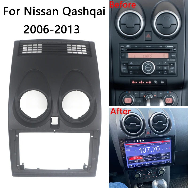 Rama adaptoare compatibil cu Nissan Qashqai J10 2006 de 9 inch [4]