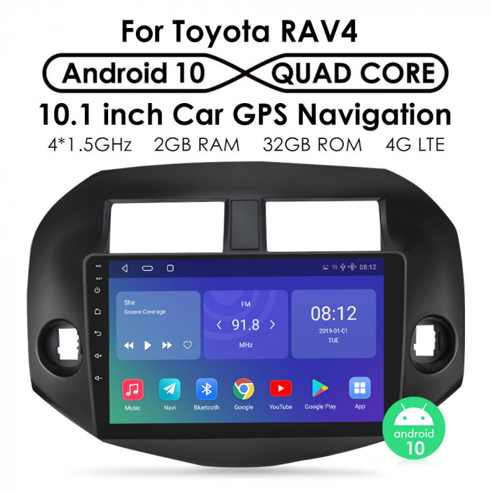 Rama compatibil cu Toyota Rav 4 10.1 inch 2007-2012 [5]