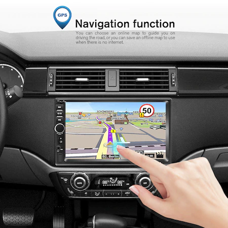 Navigatie dedicata Volkswagen, Nissan, Opel, Ford, 2GB RAM 32GB ROM, 7 inch Android 13, WI-FI, Bluetooth, Waze, conectori Iso microfon extern, suporti prindere [2]