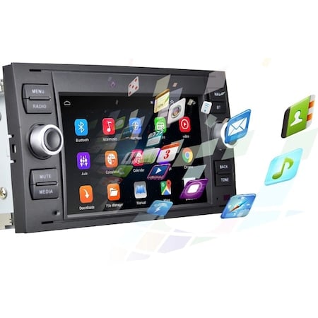 Navigatie NAVI-IT, 2GB RAM 32GB ROM, dedicata cu Android Ford C-Max 2003-2010 cu Radio GPS Dual Zone, display HD 7" Touchscreen, Wi-FI, Bluetooth, Mirrorlink, USB, Waze - Copie [2]