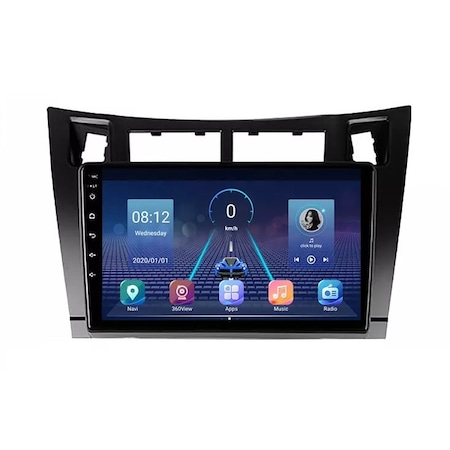 (Resigilata) Navigatie dedicata Toyota Yaris ( 2005 - 2012 ), 2GB RAM 32GB ROM, Quad Core, Display 9" IPS Full HD, Carplay, Android 13, Bluetooth, Magazin Play, Suport camere AHD [2]