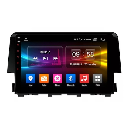 Navigatie dedicata Honda Civic 2016-2020, 4GB RAM 64GB ROM, Octacore, Android 13, Display QLED 9", DSP, Carplay, Android Auto, Internet, Youtube, Waze, WIFI, Bluetooth [5]