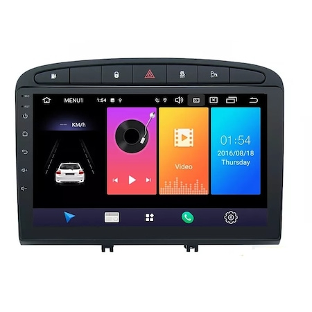 Navigatie dedicata Peugeot 308 408 ( 2008 - 2020 ), 4GB RAM 64GB ROM, Octacore, Android 13, Display QLED 9", DSP, Carplay, Android Auto, Internet, Youtube, Waze, WIFI, Bluetooth [5]