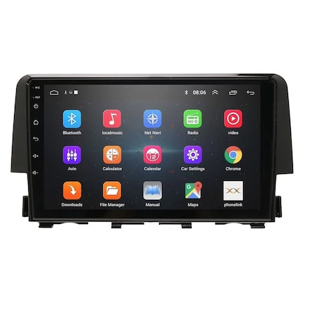 Navigatie dedicata Honda Civic 2016-2020, 4GB RAM 64GB ROM, Octacore, Android 13, Display QLED 9", DSP, Carplay, Android Auto, Internet, Youtube, Waze, WIFI, Bluetooth [4]