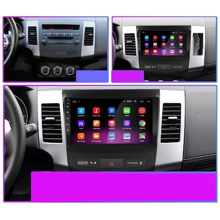 Navigatie NAVI-IT, Mitsubishi Outlander ( 2006 - 2014 ) , Android 11 , Display 9 inch , 6GB RAM + 128GB ROM, IPS, DSP, RDS, 4G, Internet , Aplicatii , Waze , Wi Fi , Usb , Bluetooth , Mirrorlink [2]