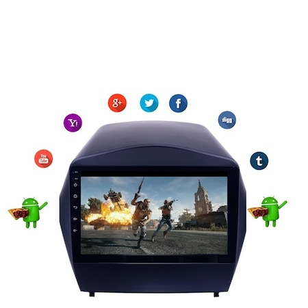 Navigatie dedicata Hyundai IX 35 2009-2015, 4GB RAM 64GB ROM, Octacore, Android 13, Display QLED 9", DSP, Carplay, Android Auto, Internet, Youtube, Waze, WIFI, Bluetooth [4]