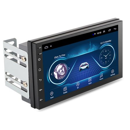 Navigatie dedicata 7 inch cu Android 10, 4GB RAM , DSP, IPS, RDS, sim 4G,VW, Ford, Nissan, Dacia, mufare Iso,suporti de prindere si microfon Extern, Rama 2din [2]