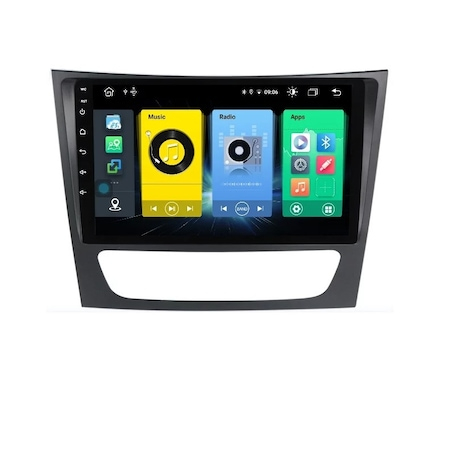 Navigatie dedicata Mercedes E Class W211, CLS W219, 4GB RAM 64GB ROM, Octacore, Android 13, Display QLED 9", DSP, Carplay, Android Auto, Internet, Youtube, Waze, WIFI, Bluetooth [4]