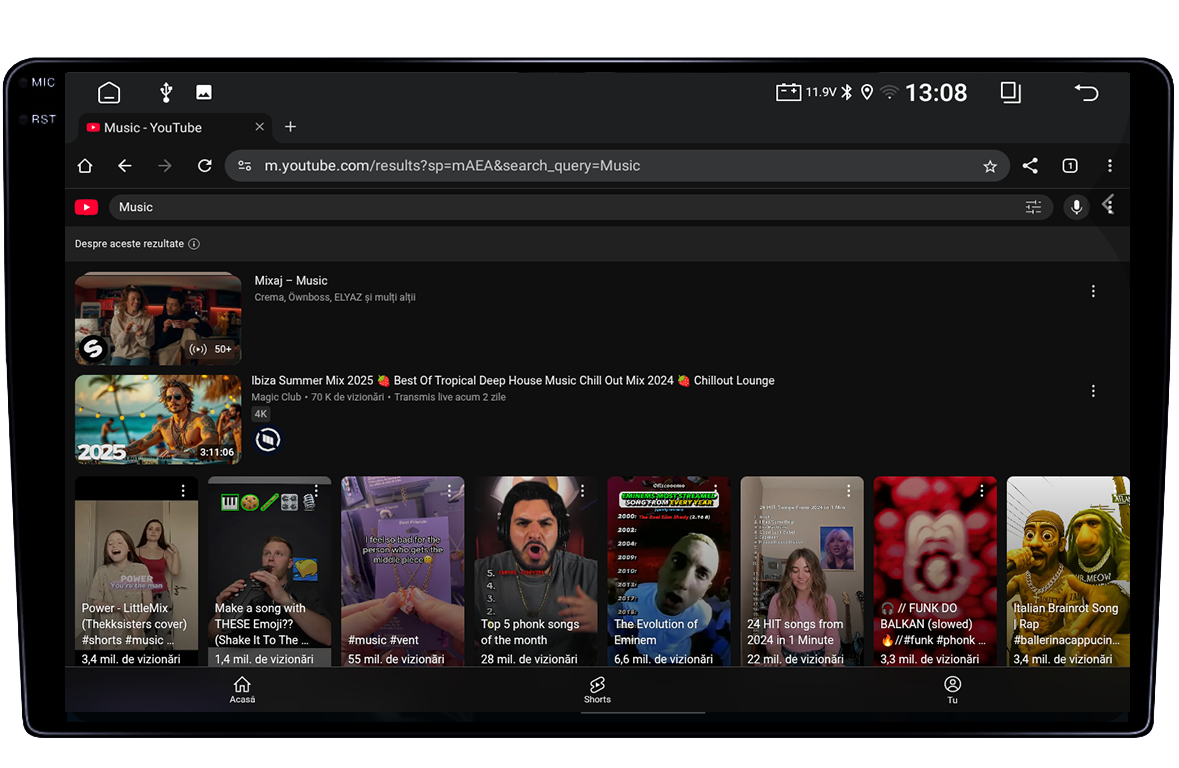(Resigiliata) Navigatie GPS universala, 8GB RAM 128GB ROM, Octacore, Platforma TS18, Android 14, Display QLED 10”, Suporta camera 360º, DSP, Carplay&Android Auto, SIM 4G, Ventilator Activ [6]