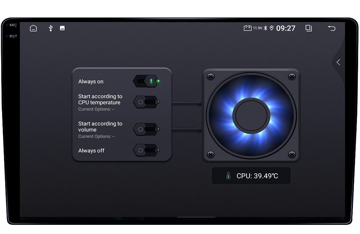 (Resigiliata) Navigatie GPS universala, 8GB RAM 128GB ROM, Octacore, Platforma TS18, Android 14, Display QLED 10”, Suporta camera 360º, DSP, Carplay&Android Auto, SIM 4G, Ventilator Activ [7]