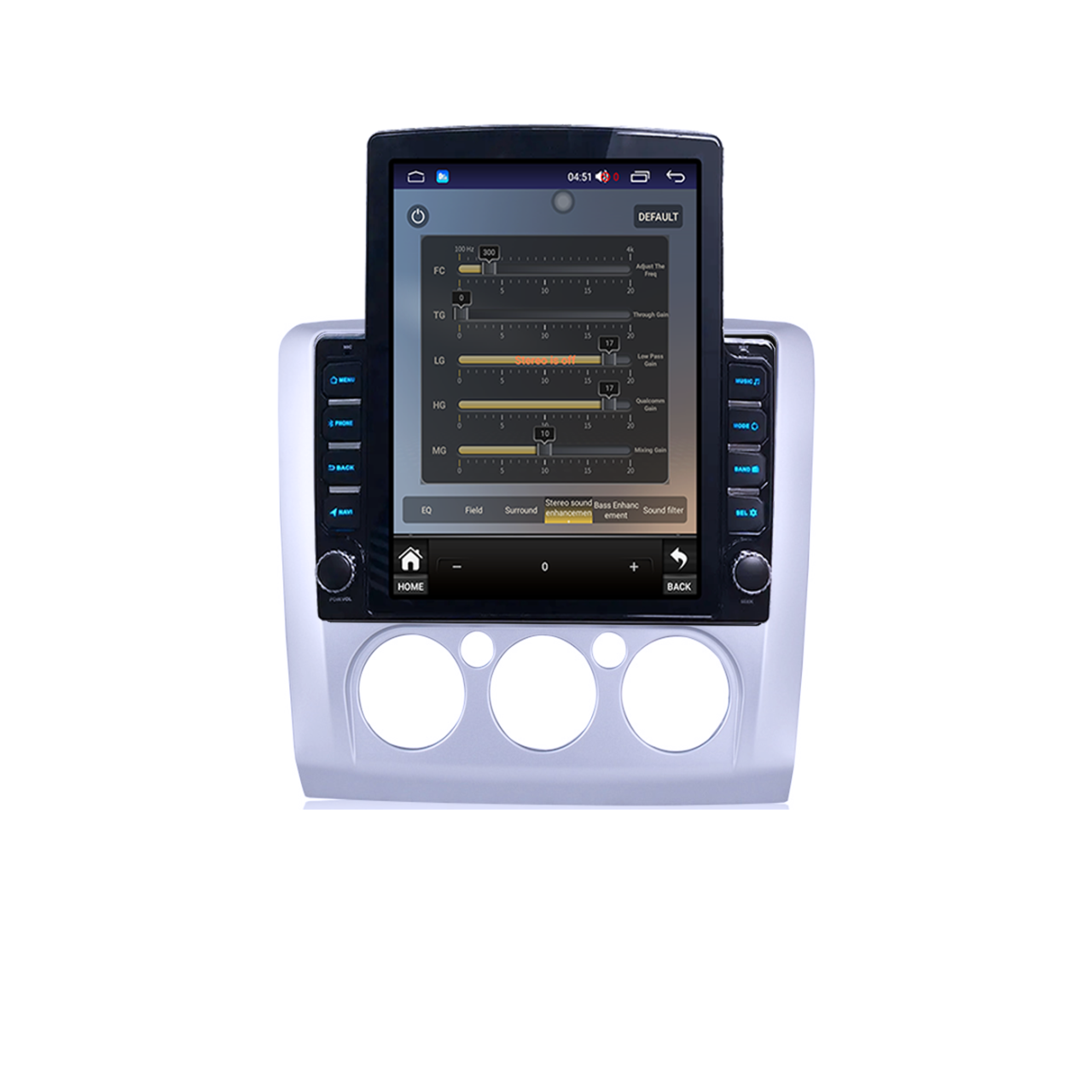 Navigatie Ford Focus AC Gri 2004-2011 Tesla Style, 2GB RAM 32 GB ROM, Quadcore, ANDROID 10+,Carplay&Android Auto, 9.7 inch, Internet, Aplicatii, Waze, GPS [3]