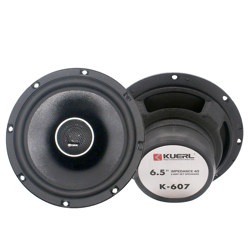 Set difuzoare coaxiale de 6.5 inch K-607, frecventa de 40HZ-23KHZ, 92db, RMS 40W [4]