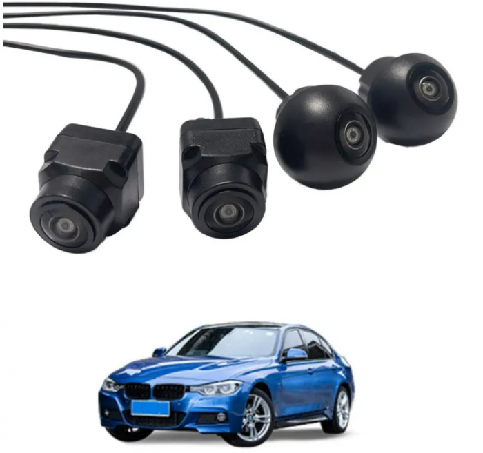 Sistem de camere 360 de grade 1080P, HD pentru navigatiile cu sistem Android (cu intrare camere 360), NAVI-IT, rezistenta la apa si praf - Universale [2]