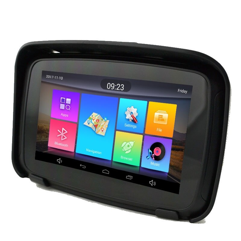 Sistem de navigatie GPS 5 inch pentru motociclete cu sistem de operare android, rezistenta IPX7 la apa, praf si socuri, harta full europa [2]