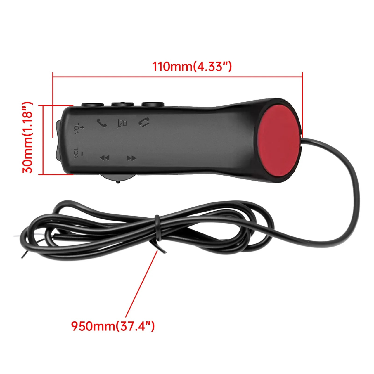 Telecomanda pentru control volan cu 7 butoane, directie Radio, Muzică, DVD, Multimedia, [2]
