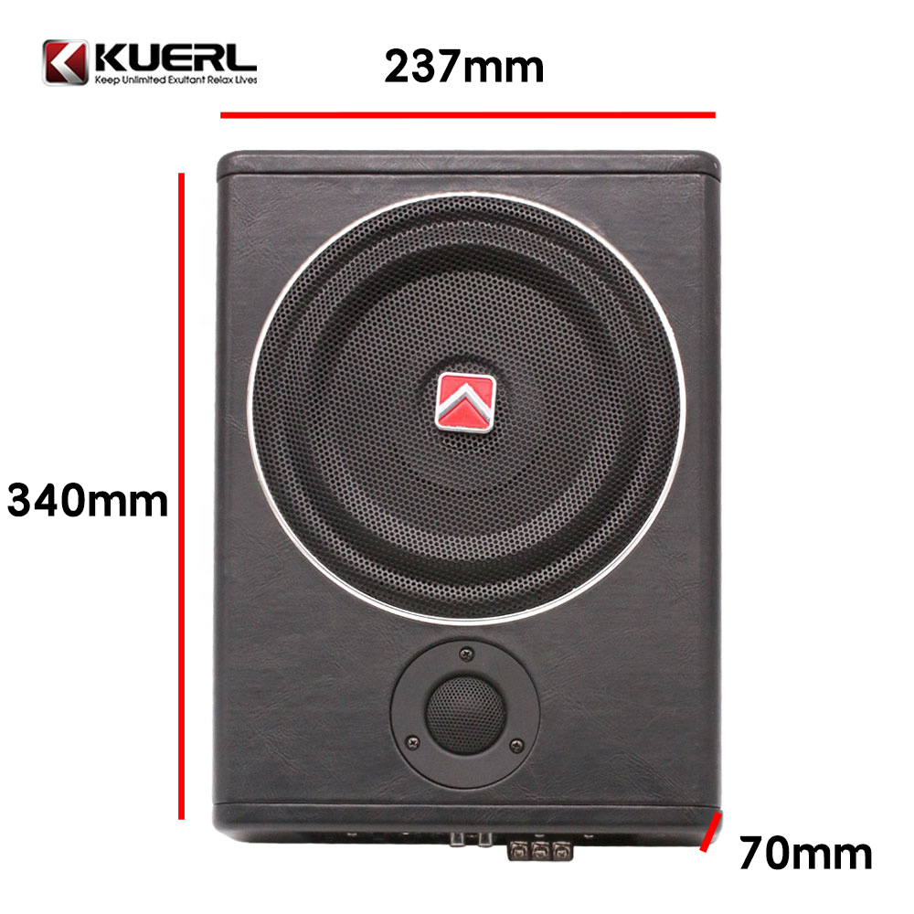 Ultra-thin subwoofer activ K-F805, 8 inch, 12V, frecventa de 20 - 20000 Hz, 600W, fara cablaje rca                                                                         [5]