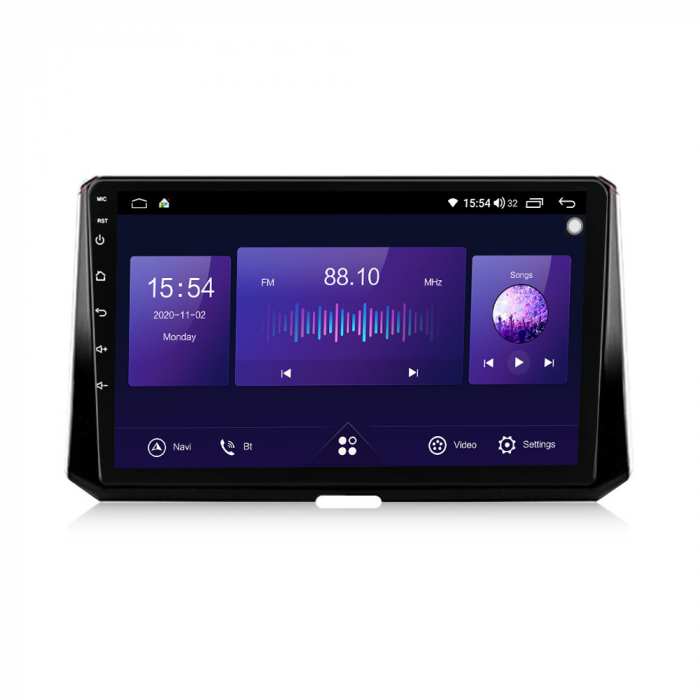 Navigatie dedicata Toyota Corolla 2018-2020, 4GB RAM 64GB ROM, Octacore, Android 13, Display QLED 9", DSP, Carplay, Android Auto, Internet, Youtube, Waze, WIFI, Bluetooth [2]