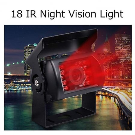 Kit marsarier Navi-it cu camera si display de 7" 12V, pentru Camioane, Autocare, Bus-uri, rezistenta la apa si praf, Wireless transmisie fara fir [3]