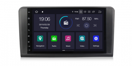 Navigatie NAVI-IT, Mercedes Benz ML PX6, 4GB RAM 64GB ROM, Hexa Core, Display 9 Inch, Android 10, Bluetooth, WiFi, Magazin Play, Camera marsarier [0]