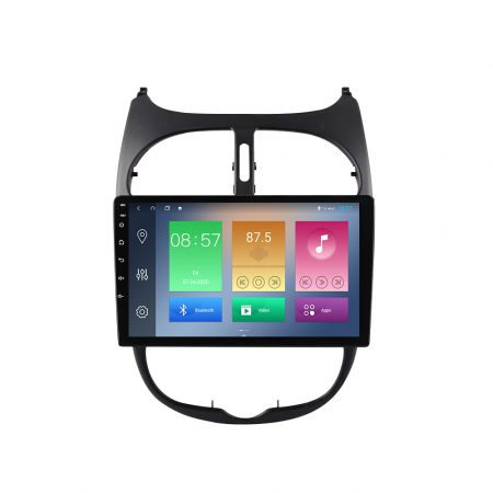 (Resigilata) Navigatie dedicata Peugeot 206, 2GB RAM 32GB ROM, Quad Core, Display 9" IPS Full HD, Carplay, Android 13, Bluetooth, Magazin Play, Suport camere AHD [2]