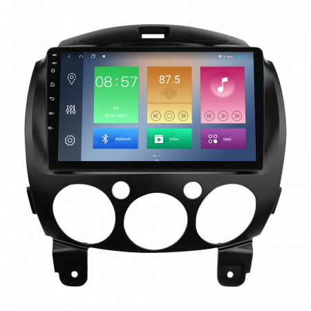 Navigatie dedicata Mazda 2 2007-2014, 4GB RAM 64GB ROM, Octacore, Android 13, Display QLED 9", DSP, Carplay, Android Auto, Internet, Youtube, Waze, WIFI, Bluetooth [1]