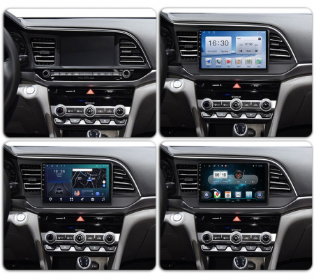 Navigatie dedicata Hyundai Elantra 2019, 9 inch, 4 GB RAM + 64 ROM, Android 13, QLED, Aplicatii, Mirrorlink, Bluetooth [3]