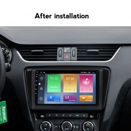 Navigatie dedicata Skoda Octavia A7 2014, 10.1", 4GB RAM 32GB ROM, QLED 1K, Octacore, DSP, RDS, 4G, Android 13, WI-FI, Bluetooth, Magazin Play, Camera marsarier [5]
