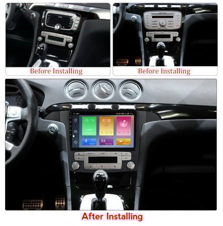 Navigatie dedicata Ford S-Max 2006-2015, 4GB RAM 64GB ROM, Octacore, Android 13, Display QLED 9", DSP, Carplay, Android Auto, Internet, Youtube, Waze, WIFI, Bluetooth [2]