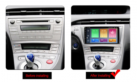 Navigatie dedicata Toyota Prius, 9 Inch, 4 GB RAM 32GB ROM, Octacore, QLED 1K, DSP, RDS, 4G, Android 13, WI-FI, Bluetooth, Magazin Play [2]