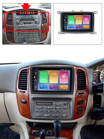 Navigatie Toyota Land Cruiser 2005, NAVI-IT, 9 Inch, 4GB RAM 64GB ROM, IPS, DSP, RDS, 4G, Android 10 , WiFi, Bluetooth, Magazin Play, Camera Marsarier [4]