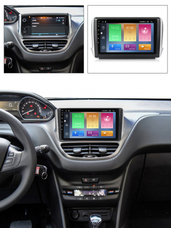 Navigatie dedicata Peugeot 208, 4GB RAM 32GB ROM, Octacore, Android 14, Display QLED 1K 10", DSP, Carplay&Android Auto, SIM 4G, Bluetooth, Ventilator Activ [4]