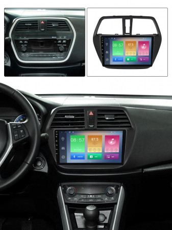 Navigatie Suzuki SX4 2014 S Cross, NAVI-IT, 9 Inch, 4GB RAM 64GB ROM, IPS, DSP, RDS, 4G, Android 10 , WiFi, Bluetooth, Magazin Play, Camera Marsarier [3]