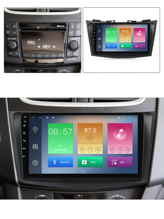 Navigatie Suzuki Swift 2013-2016, NAVI-IT, 9 Inch, 2GB RAM 32GB ROM, Android 9.1, WiFi, Bluetooth, Magazin Play, Camera Marsarier [4]