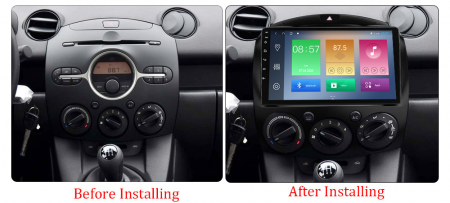 (Resigilata) Navigatie dedicata Mazda 2 2007-2014, 2GB RAM 32GB ROM, Quad Core, Display 9" IPS Full HD, Carplay, Android 13, Bluetooth, Magazin Play, Suport camere AHD [1]