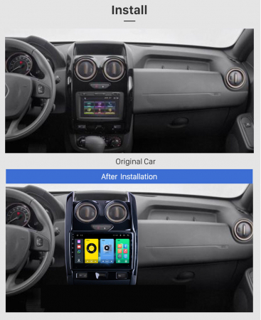 (Resigilata) Navigatie dedicata Dacia Duster 2015, 9 inch, 2 GB RAM 32GB ROM, Quadcore, Android 13, IPS, Full HD, Aplicatii, Mirrorlink, Bluethoot, Suport camere AHD [7]
