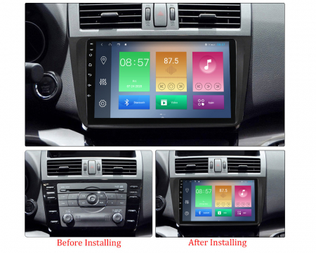 Navigatie Mazda 6 2008-2013 , NAVI-IT, 9 Inch, 2GB RAM 32GB ROM, Android 9.1, WiFi, Bluetooth, Magazin Play, Camera Marsarier [1]