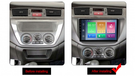 Navigatie dedicata Mitsubishi Lancer 2006-2010, 4GB RAM 64GB ROM, Octacore, Android 13, Display QLED 9", DSP, Carplay, Android Auto, Internet, Youtube, Waze, WIFI, Bluetooth [2]