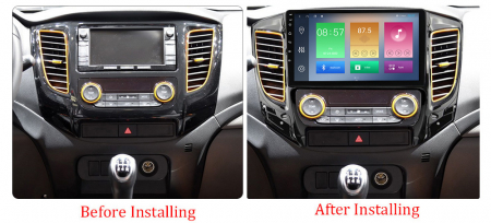 Navigatie dedicata Mitsubishi Pajero Sport 2006-2012, 4GB RAM 64GB ROM, Octacore, Android 13, Display QLED 9", DSP, Carplay, Android Auto, Internet, Youtube, Waze, WIFI, Bluetooth [2]