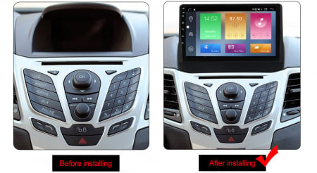 Navigatie Ford Fiesta 2008-2019, NAVI-IT, 9 Inch, 2GB RAM 32GB ROM, Android 9.1, WiFi, Bluetooth, Magazin Play, Camera Marsarier [1]