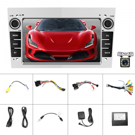 Zafira (2006-2014) - Navigatie dedicata Opel/Astra/Antara/Vectra/Corsa/ Zafira, 8GB RAM 128GB ROM, Octacore, Platforma 7862,Android 13, Display QLED 7”, Suporta camera 360º, DSP, Carplay&Android Auto, SIM 4G, Ventilator A