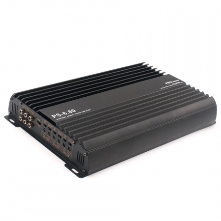 Amplificatoare Auto - Amplificator Auto PS-6.80, 6 canale, 12V, frecventa de 20HZ-20KHZ, 95db
