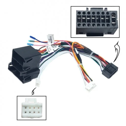 Cablu ISO si canbus Raise pentru conectare navigatie cu android la masini Seat Ibiza 2002 - 2009 [2]