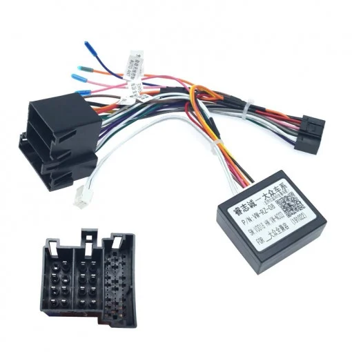 Mufaj adaptor Seat - Cablu ISO si canbus Raise pentru conectare navigatie cu android la masini Seat Ibiza 2002 - 2009