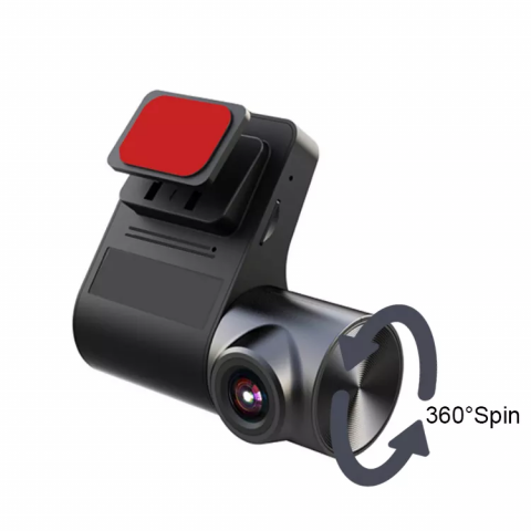 Camera auto DVR pentru sisteme android, unghi de vizualizare de 170 grade, 1080p, G-sensor, Wi-Fi, Negru [1]