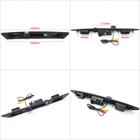 Camera marsarier dedicata NAVI-IT compatibila cu Audi A3, A4, A6, A8 Q7 pentru sisteme android, rezolutie 1280*720 AHD, unghi de vizualizare de 170 grade [3]