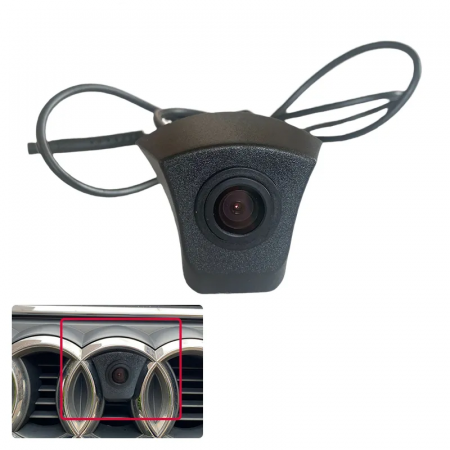 Camere Dedicate - Camera frontala NAVI-IT, compatibil cu Audi A1 A3 A4 B8 A5 A6 TT Q3 Q5 Q7, functie nightvision, rezistent la apa
