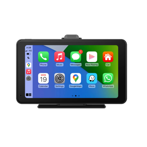 Navigatii Dedicate - Ecran de bord cu CarPlay si AndroidAuto, AUX, Bluetooth, Egalizator, 7", Wireless
