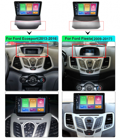 Navigatie Ford Fiesta 2008-2019, NAVI-IT, 9 Inch, 2GB RAM 32GB ROM, Android 9.1, WiFi, Bluetooth, Magazin Play, Camera Marsarier [5]