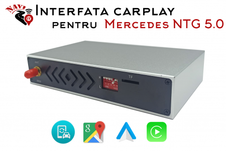 Carplay - Interfata NAVI-IT dedicata pentru Mercedes NTG 5.0, Carplay, Wireless, Android auto