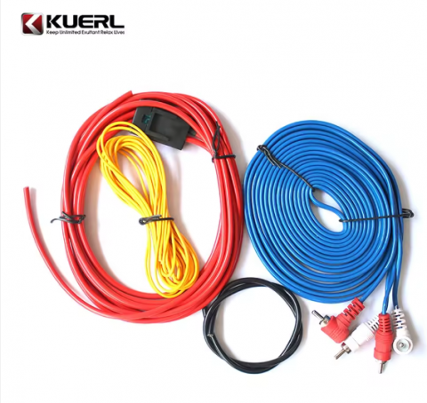 Amplificatoare Auto - Kit cablu alimentare amplificator auto K-378 16GA subwoofer, 5M lungime